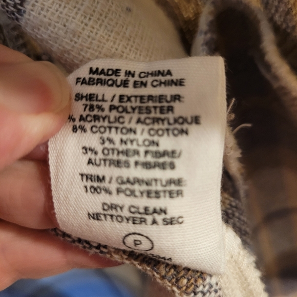 Avec les Filles plaid shacket - L. J51 - Picture 9 of 9